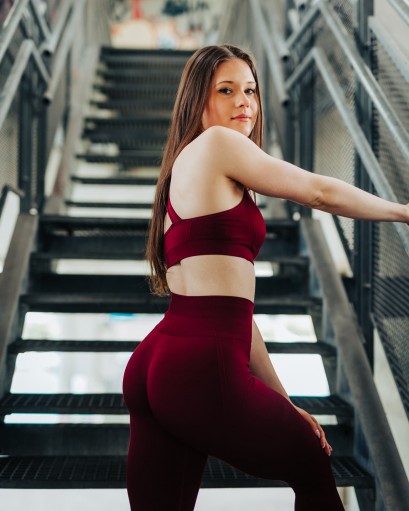 Traffic Seamless Top - Red