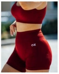 Contour Seamless Shorts - Red